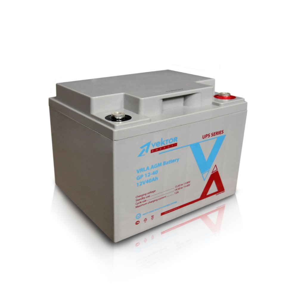 Аккумуляторная батарея VEKTOR ENERGY GPL 12-40
